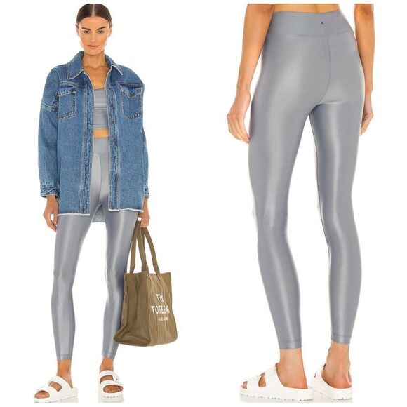 Koral Lustrous High Rise Legging in Heather Grey - Picture 1 of 10
